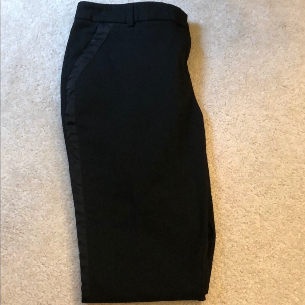 Black tuxedo dress pants